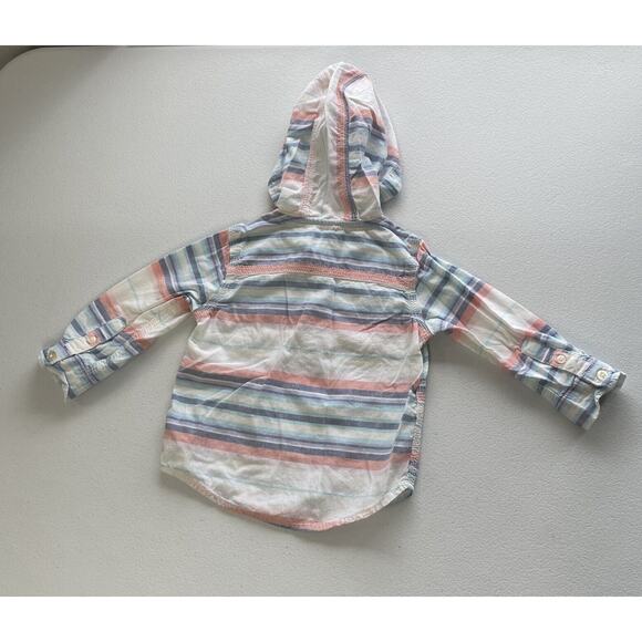 Lot Of 2 Carters Button Up Hoodie Shirt Place Denim Pants Baby Boy 18M, 18M-24 - Picture 4 of 9